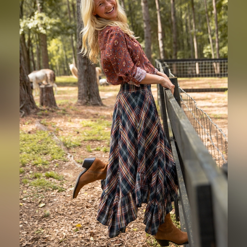 Natural Life Feelin' Alive Convertible Midi Skirt